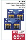 VARTA ZINKO-UHLKOV BATERIE