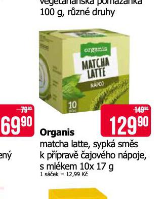ORGANIS MATCHA LATTE