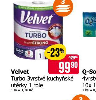 VELVET KUCHYSK UTRKY