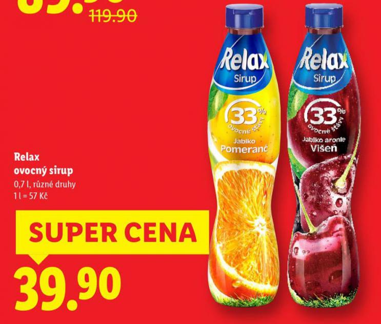 RELAX OVOCN SIRUP