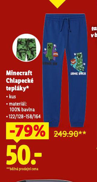 MINECRAFT CHLAPECK TEPLKY