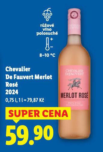 CHEVALIER DE FAVERT MERLOT ROS 2024