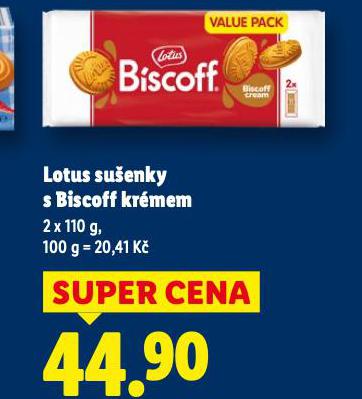 LOTUS SUENKY S BISCOFF KRMEM