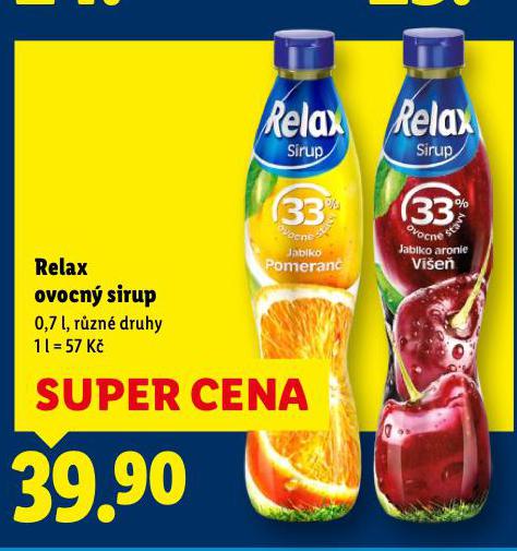 RELAX OVOCN SIRUP