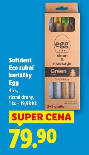 SOFTDENT ECO ZUBN KARTKY EGG