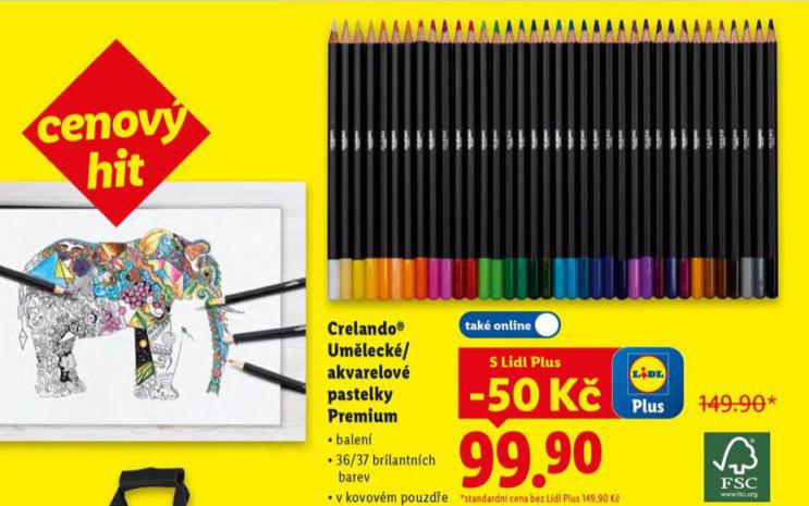 CRALANDO UMLECK / AKVARELOV PASTELKY PREMIUM