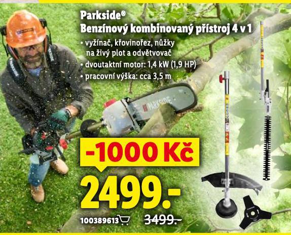 PARKSIDE BENZNOV KOMBINOVAN PSTROJ