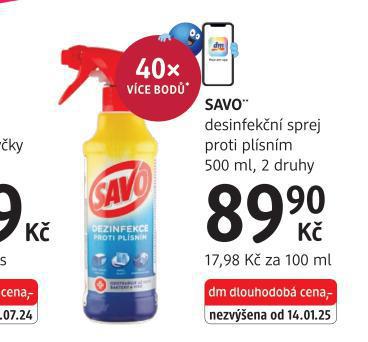 SAVO DEZINFEKCE