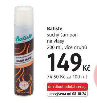 BATISTE SUCH AMPON NA VLASY