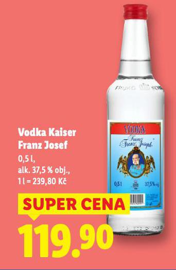 VODKA KAISER FRANZ JOSEF
