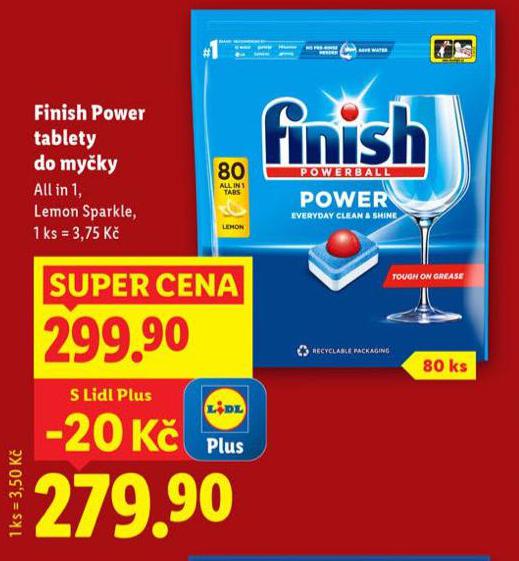 FINISH POWER TABLETY DO MYKY