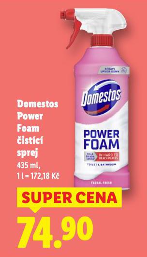 DOMESTOS POWER FOAM ISTC SPREJ