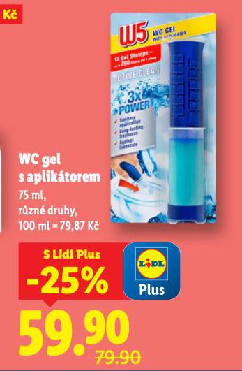WC GEL S APLIKTOREM