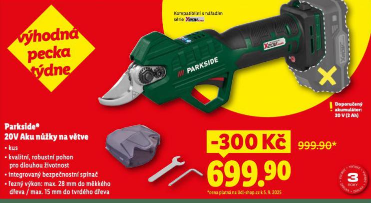 PARKSIDE 20V AKU NَKY NA VTVE
