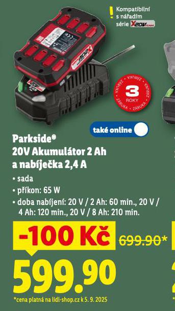 PARKSIDE 20V AKUMULTOR 2 AH