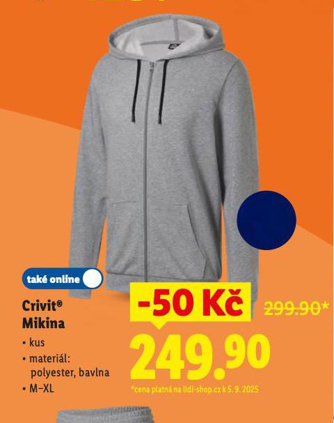 CRIVIT MIKINA