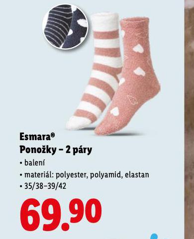 ESMARA PONOKY - 2 PRY
