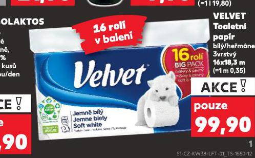 VELVET TOALETN PAPR