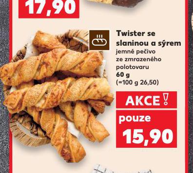 TWISTER SE SLANINOU A SREM