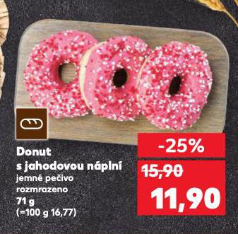 DONUT S JAHODOVOU NPLN