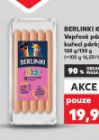 BERLINKI VEPŘOVÉ PÁRKY