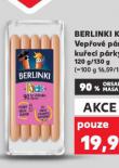 BERLINKI KUŘECÍ PÁRKY