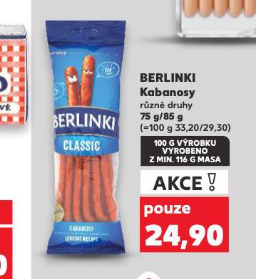 BERLINKI KABANOSY