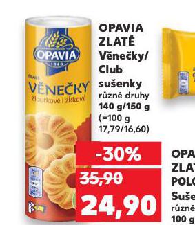 OPAVIA ZLAT VNEKY
