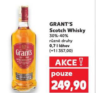 GRANT'S TRIPLE WOOD WHISKY