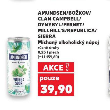 MILLHILL'S MCHAN ALKOHOLICK NPOJ