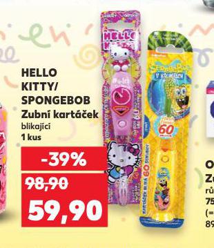 SPONGEBOB ZUBN KARTEK