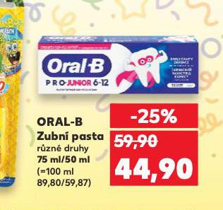 ORAL B ZUBN PASTA