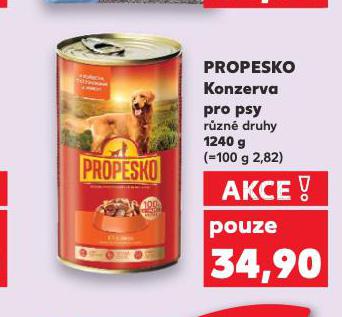 PROPESKO KONZERVA PRO PSY
