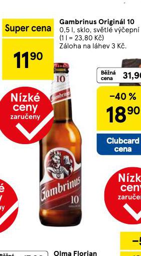 GAMBRINUS 10 ORIGINL