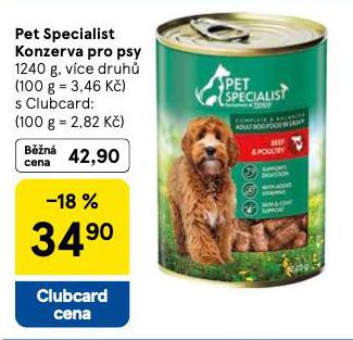 PET SPECIALIST KONZERVA PRO PSY
