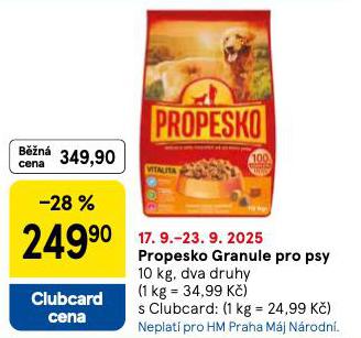 PROPESKO GRANULE PRO PSY