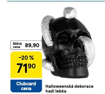 HALLOWEENSK DEKORACE HAD LEBKA