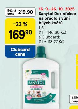 SANYTOL DEZINFEKCE NA PRDLO S VN BLCH KVT