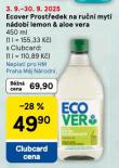 ECOVER PROSTŘEDEK NA RUČNÍ MYTÍ NÁDOBÍ LEMON A ALOE VERA