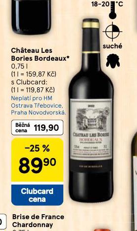 CHATEAU LES BORIES BORDEAUX