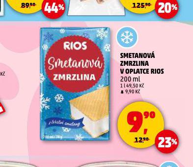 SMETANOV ZMRZLINA V OPLATCE RIOS