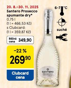 SANTERO PROSECCO SPUMANTE DRY