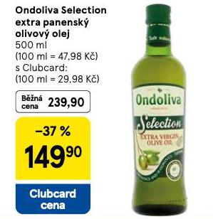 ONDOLIVA SELECTION EXTRA PANENSK OLIVOV OLEJ