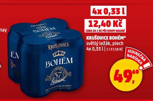 PIVO KRUOVICE BOHM