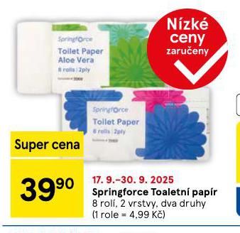 SPRINGFORCE TOALETN PAPR