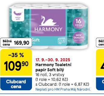 HARMONY TOALETN PAPR