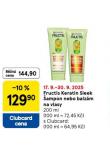 FRUCTIS KERATIN SLEEK AMPON