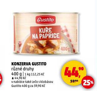 KONZERVA GUSTITO