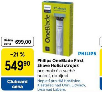 PHILIPS ONEBLADE HOLIC STROJEK