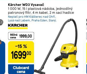 KARCHER WD3 VYSAVA